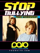 Anti Bullying Ad Cards | STOP BULLYING Martial Arts Cards