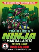 Martial Arts Ninja Printing Cards